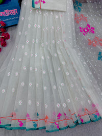 White jamdani