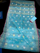 ICE BLUE JAMDANI
