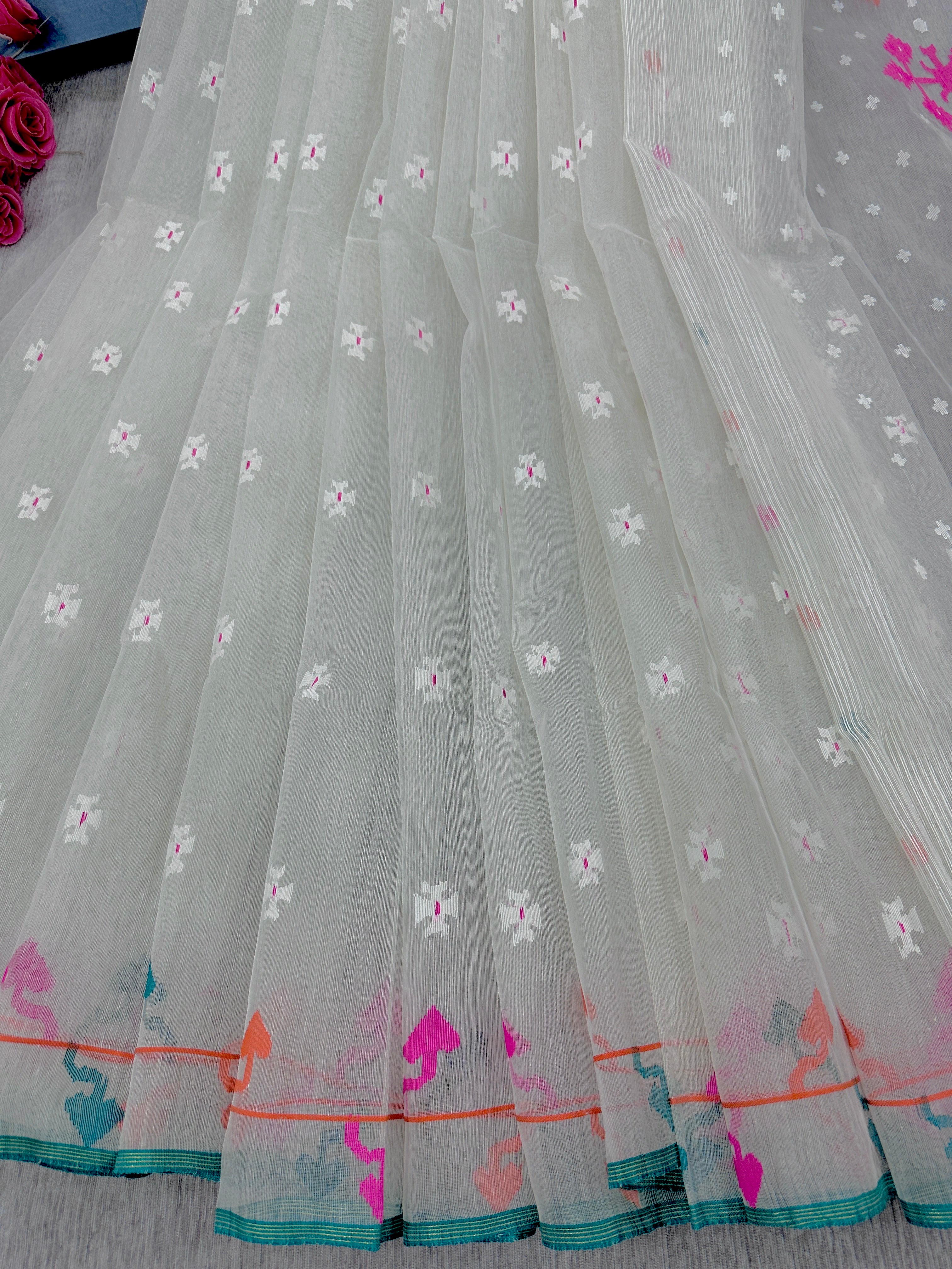 White jamdani