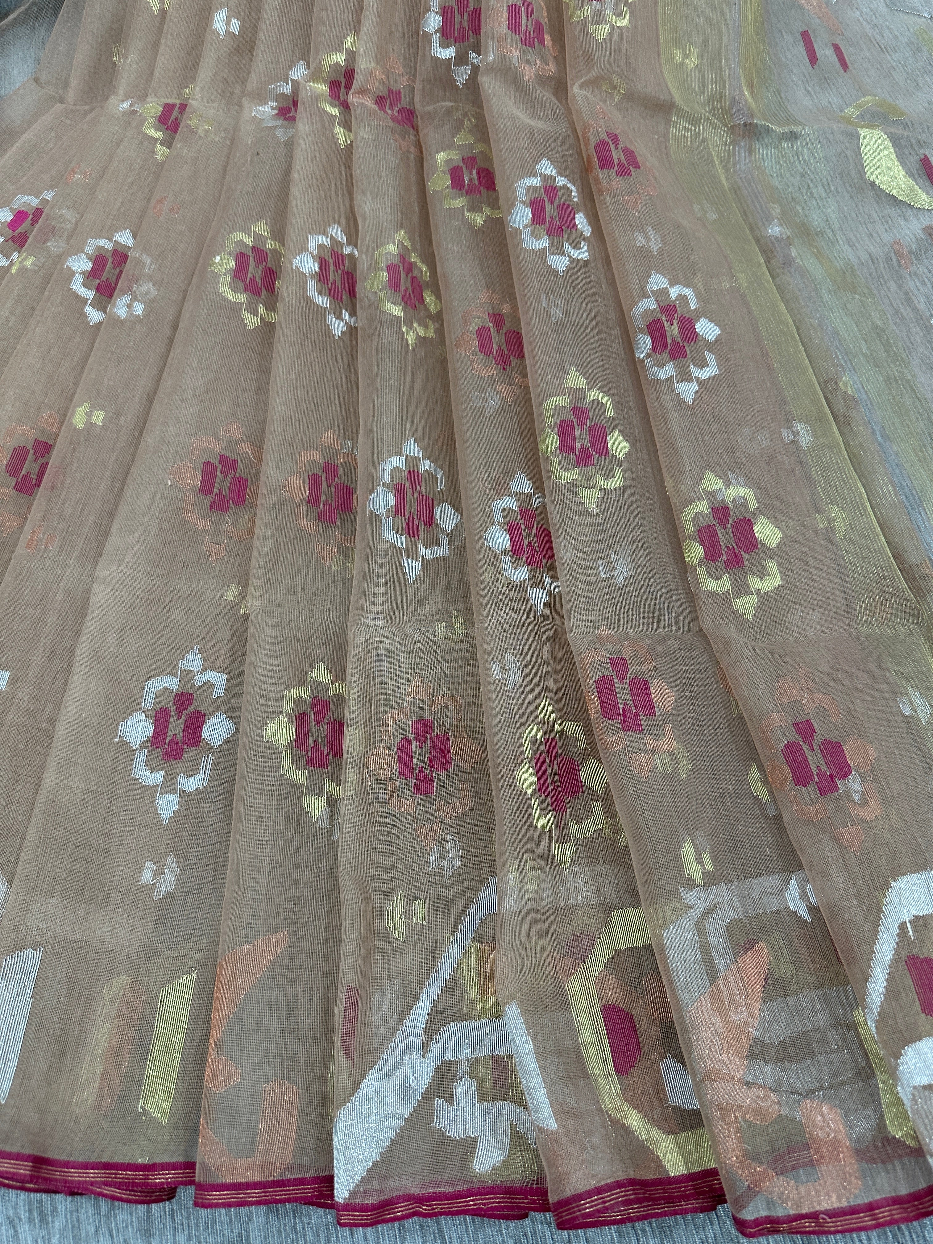 Golden jamdani