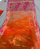 Orange Jamdani