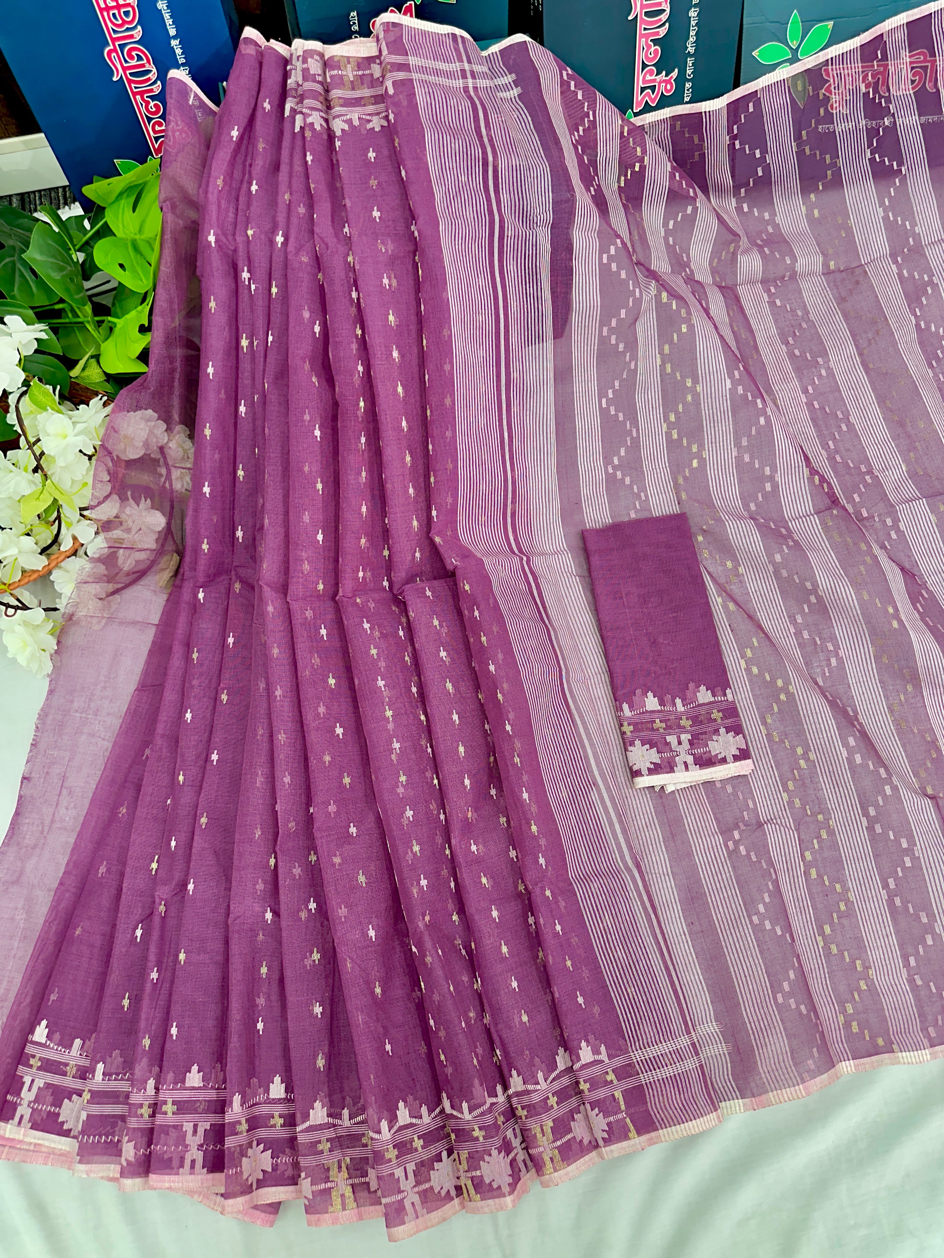 Cotton jamdani