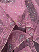 CHERRY PINK JAMDANI