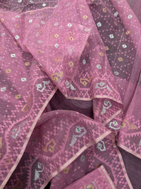 CHERRY PINK JAMDANI