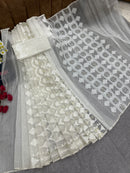 WHITE JAMDANI