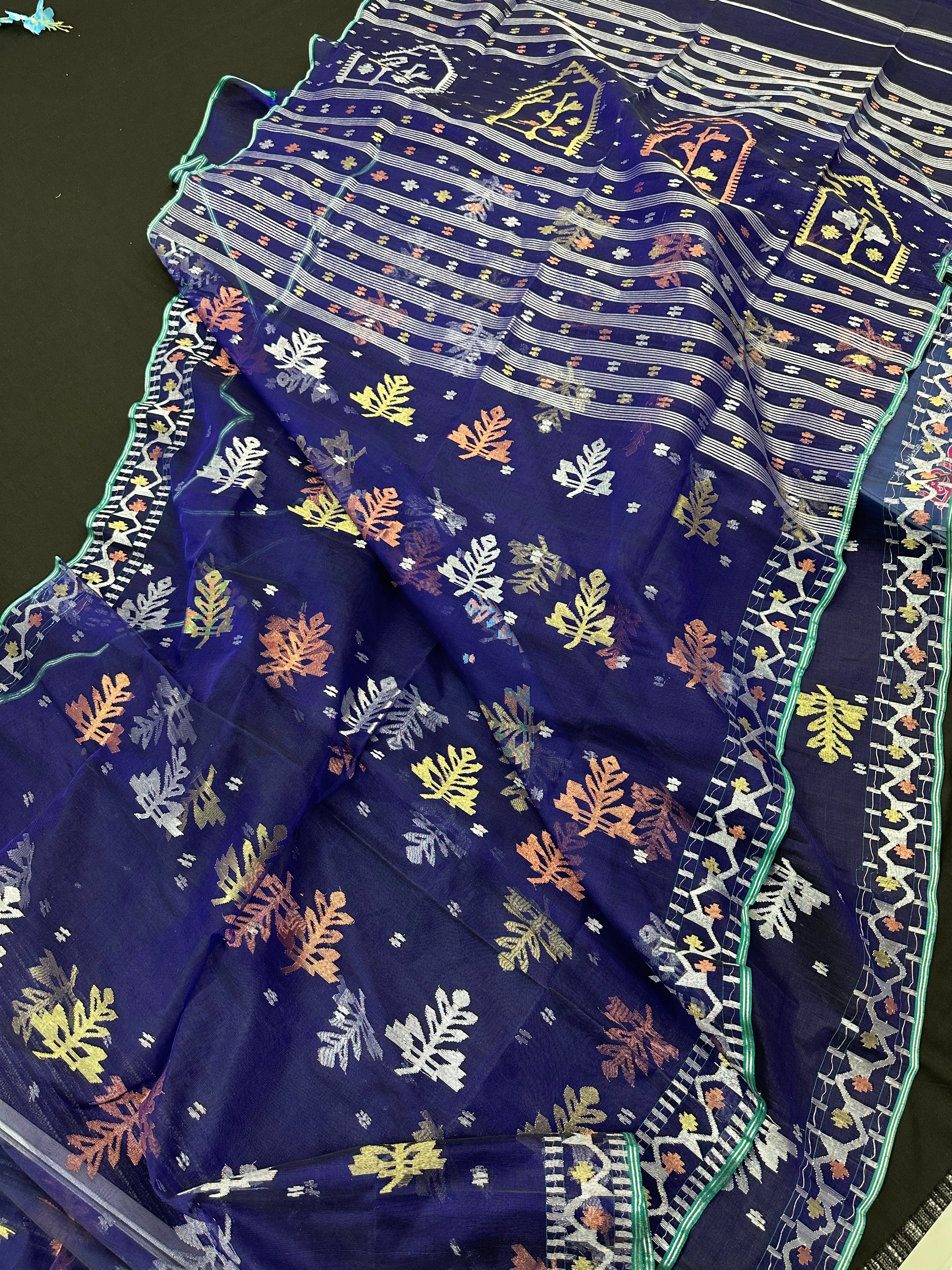 NAVY BLUE JORI JAMDANI