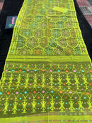 LEMON GREEN JAMDANI