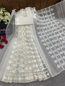 WHITE JAMDANI