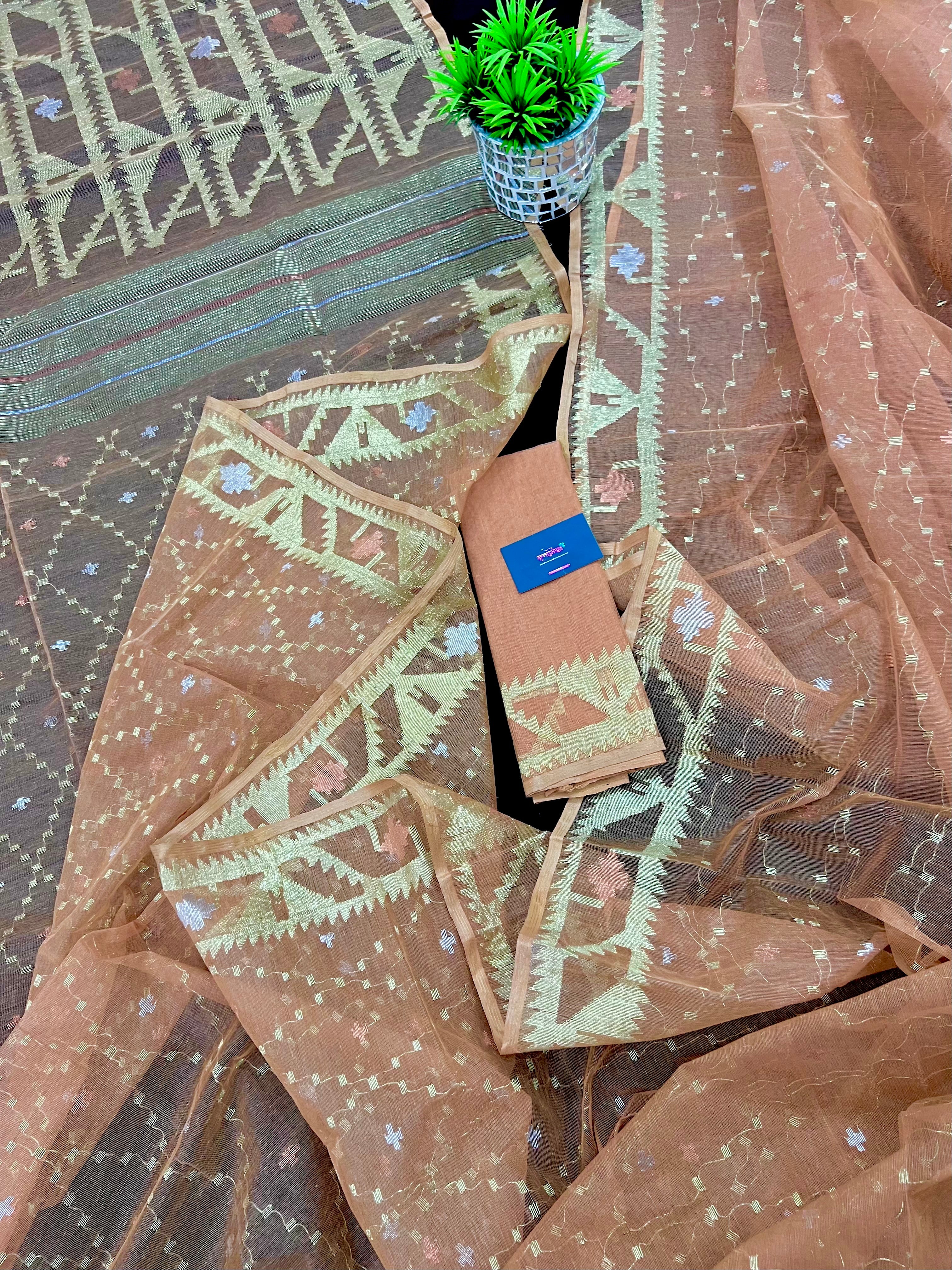 DUSTY ROSE JAMDANI
