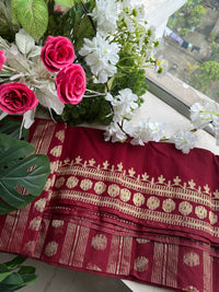 Maroon cotton