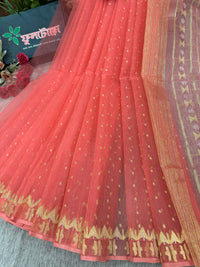 pink jamdani