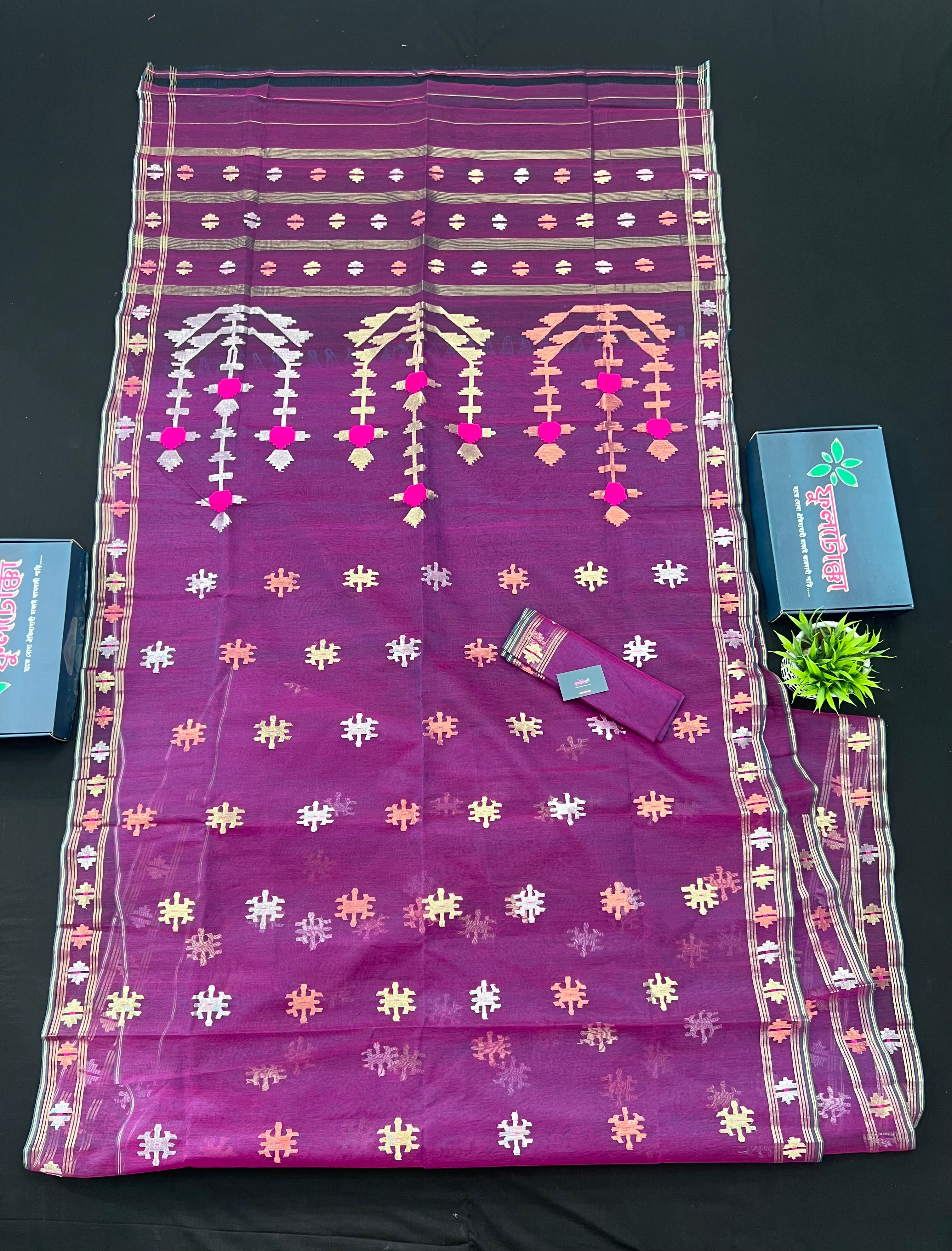 Original Handloom Dhakai Jamdani