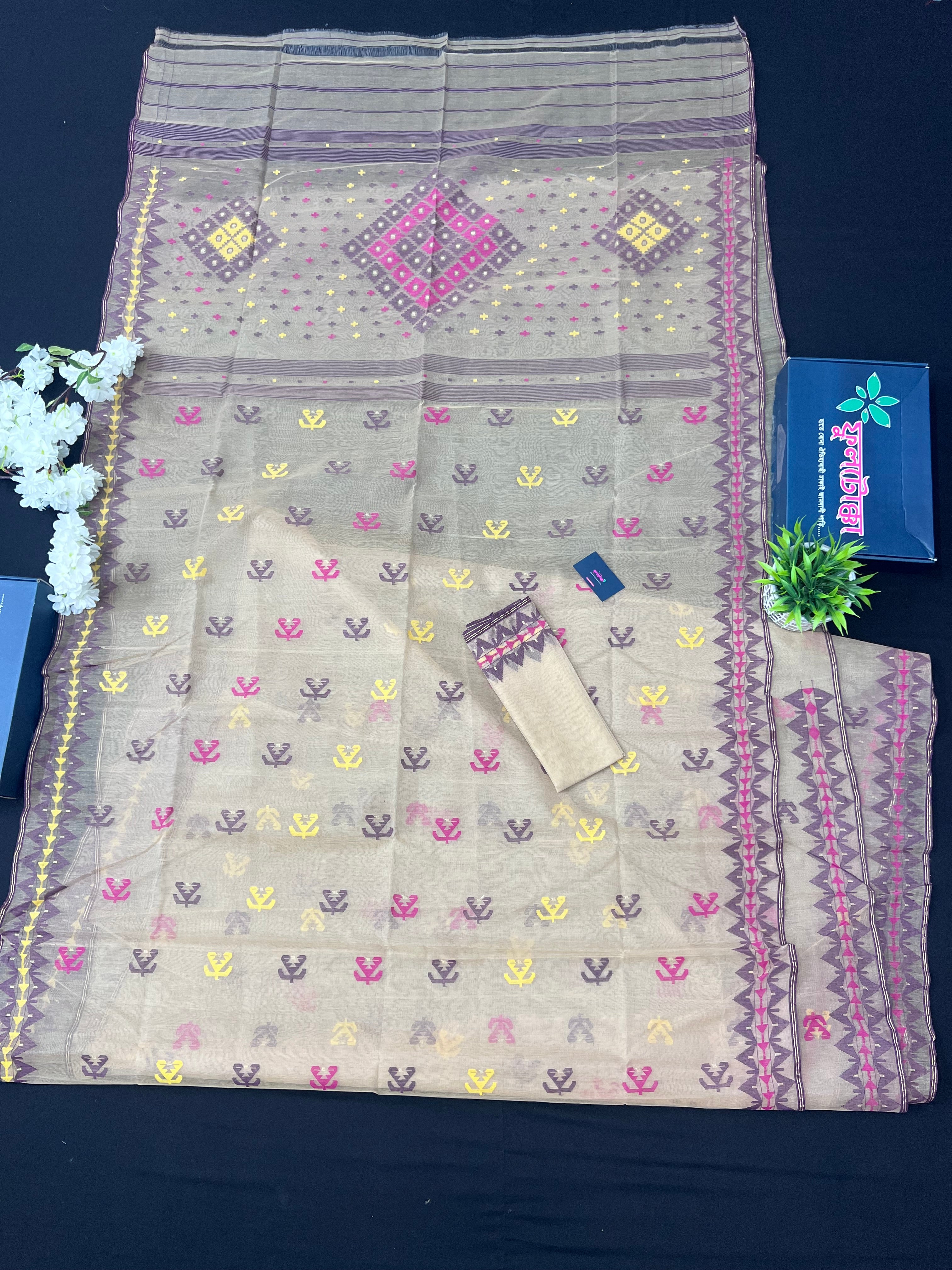 Original Handloom Dhakai Jamdani