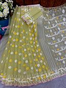 Baby yellow jamdani