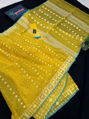 YELLOW WITH BLUE