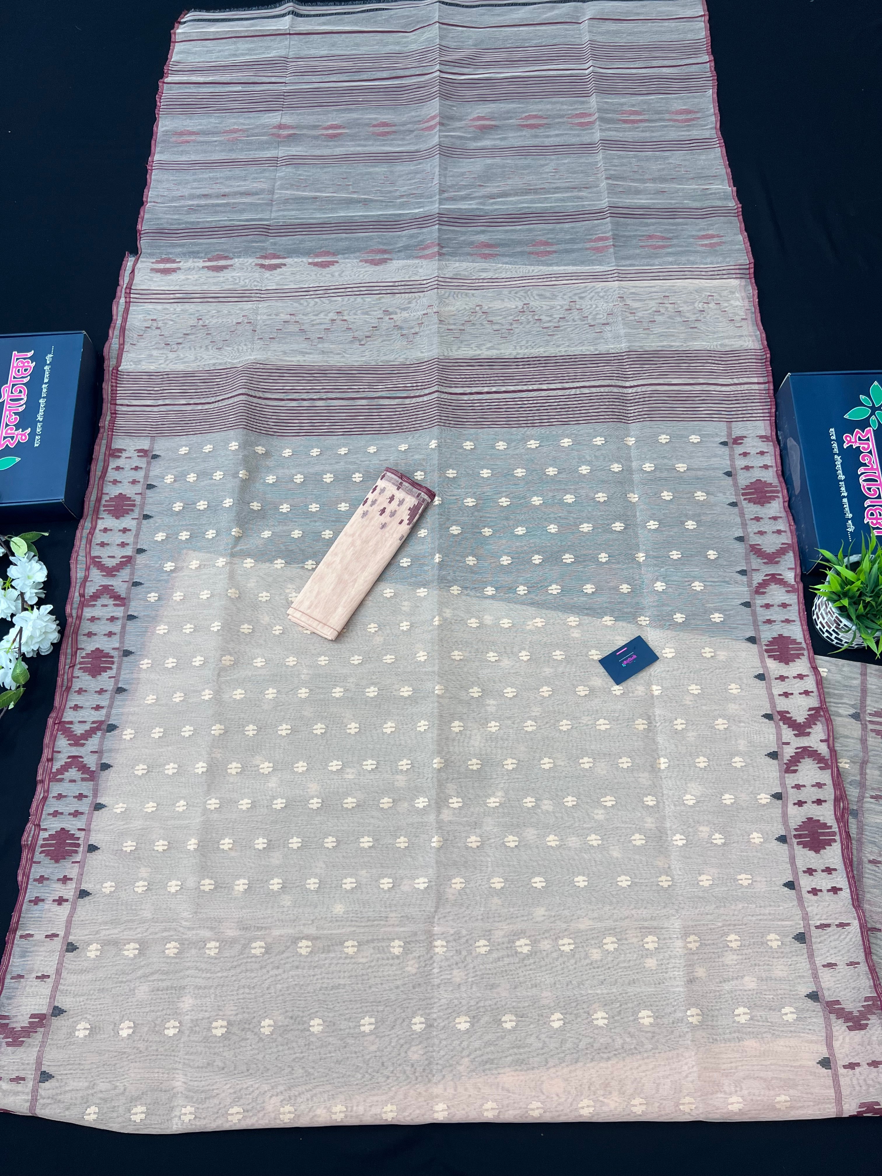 Original Handloom Dhakai Jamdani