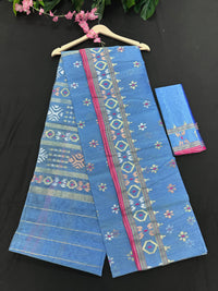 BLUE JAMDANI