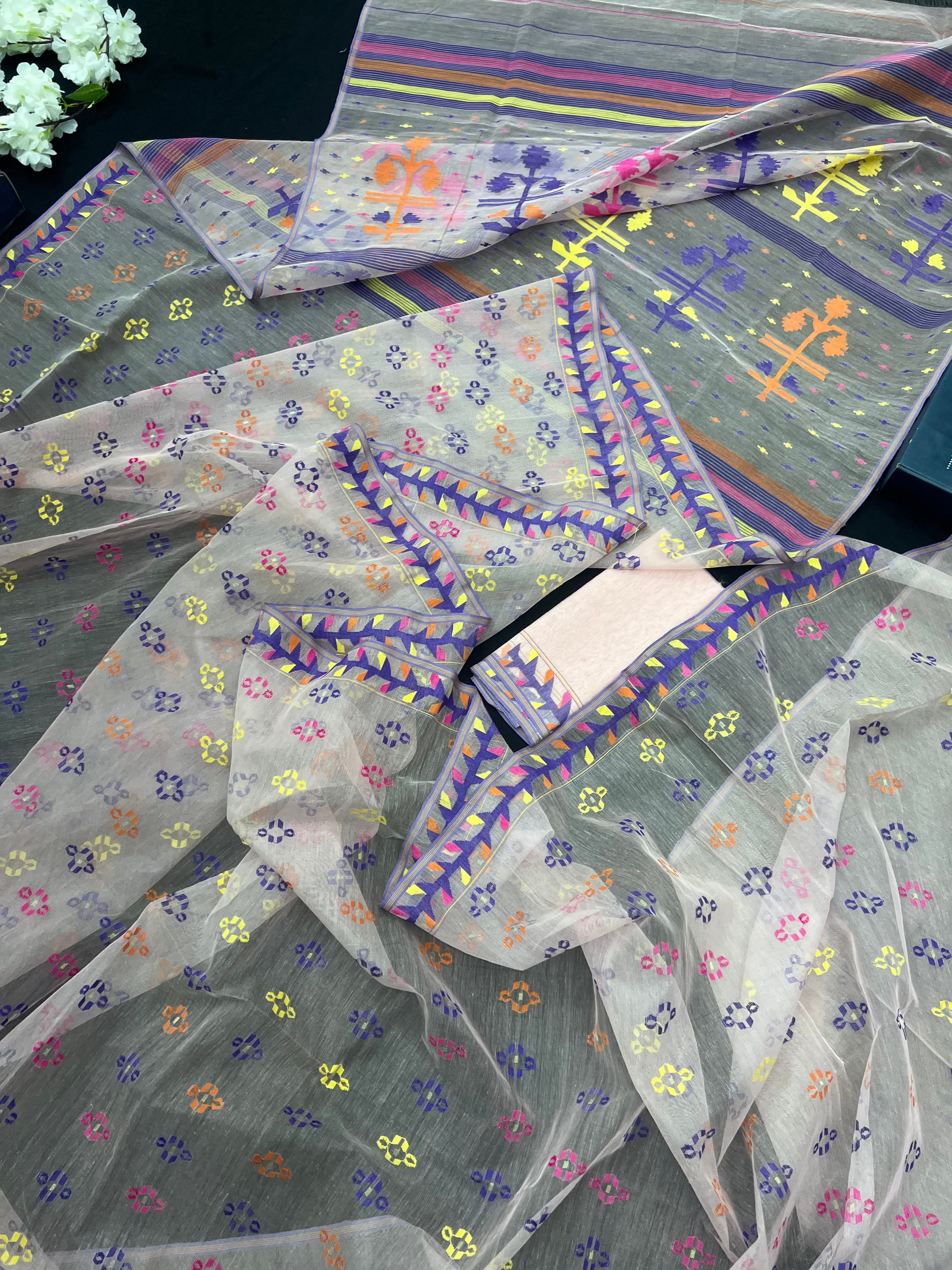 Original Handloom Dhakai Jamdani