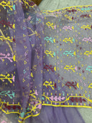 Lavendar jamdani