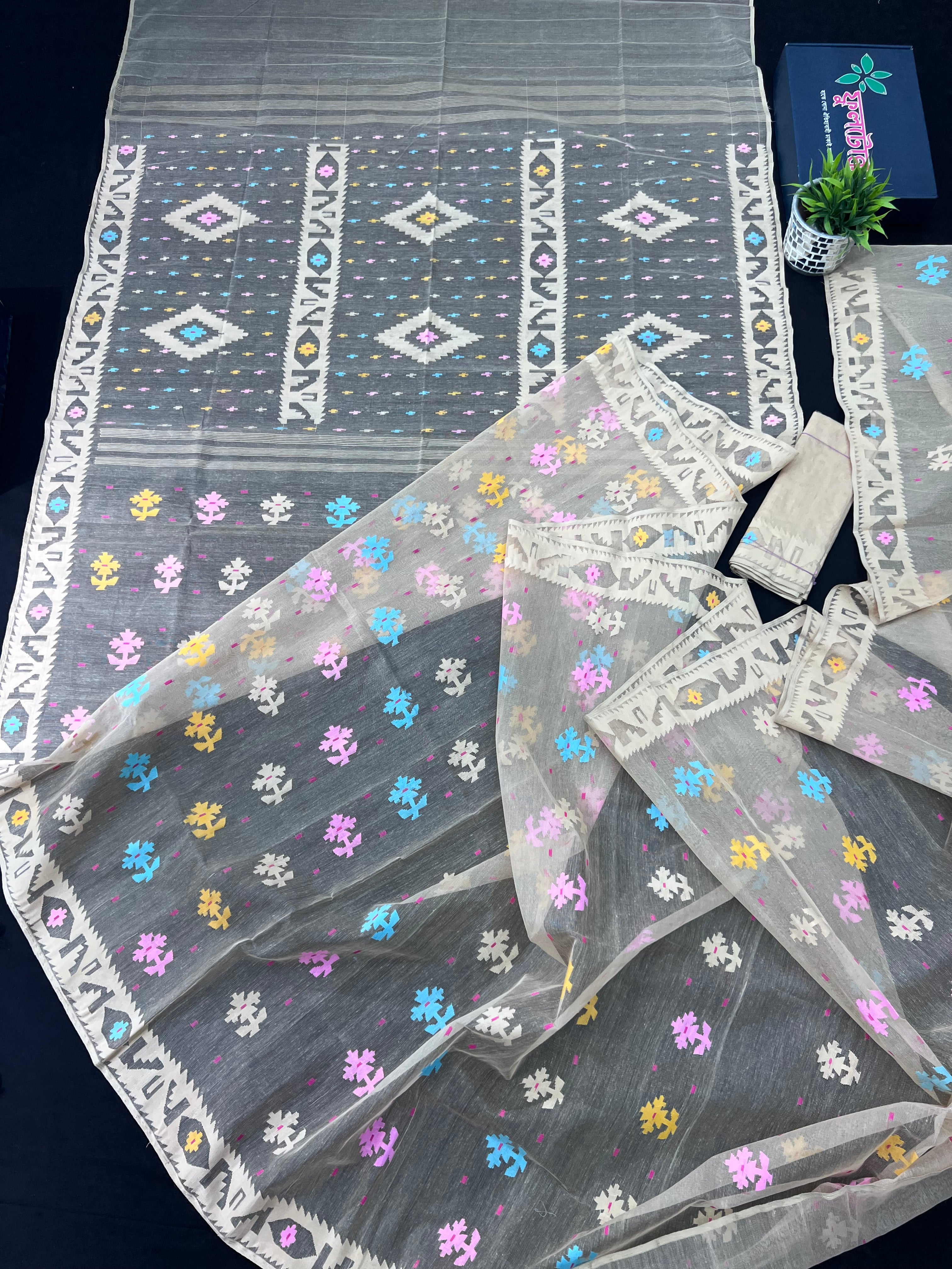 Original Handloom Dhakai Jamdani