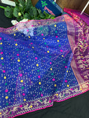 Blue Jamdani