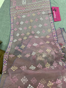 pink jamdani