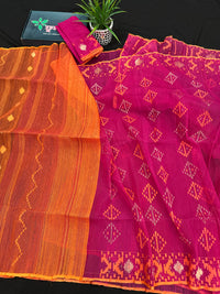 MAGENTA WITH ORANGE