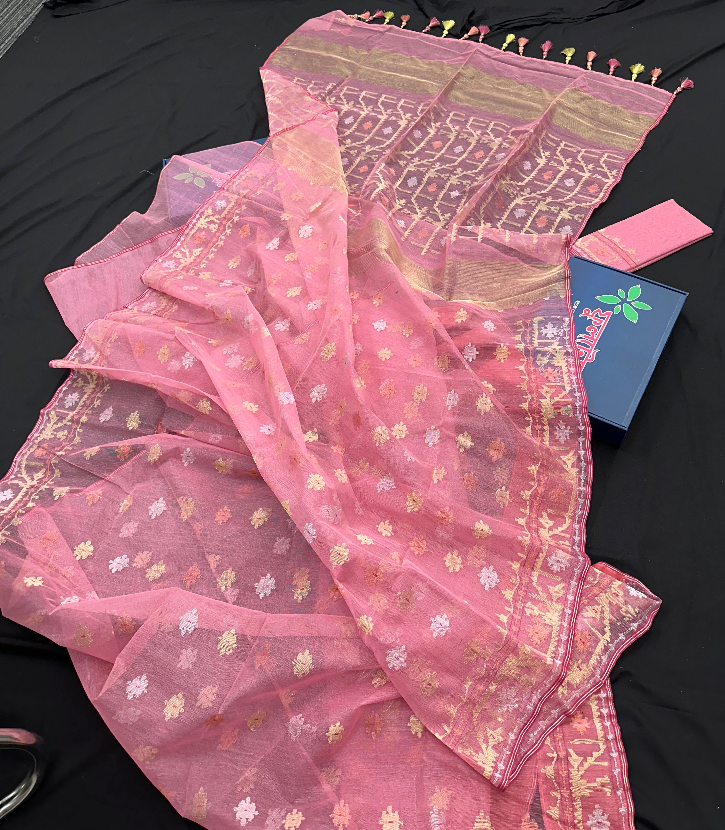 ROSE PINK JAMDANI