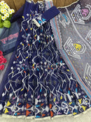 Blue jamdani