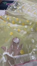 Baby yellow jamdani