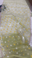 Baby yellow jamdani