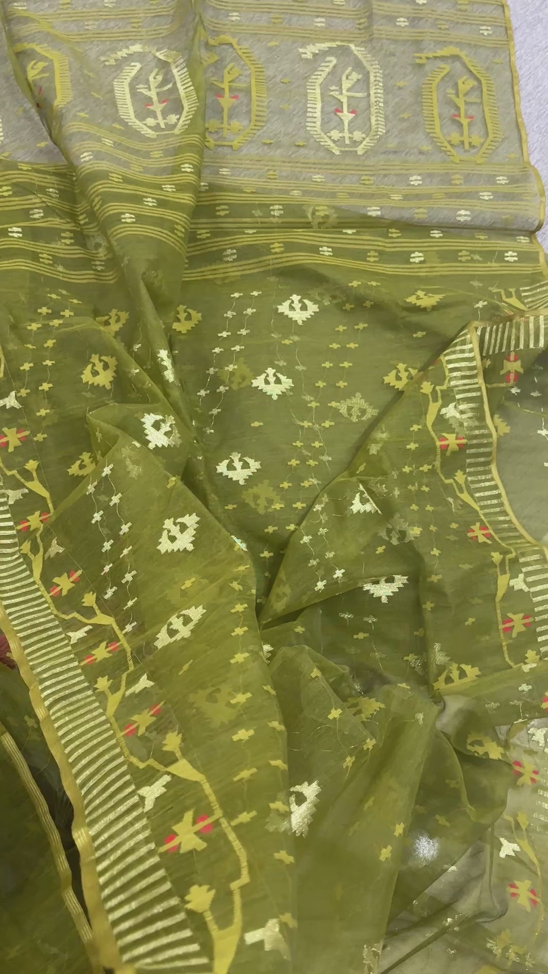 olive jamdani